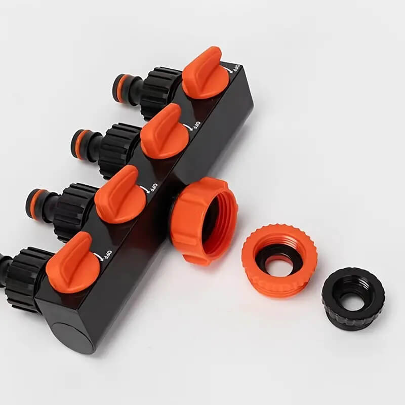 Super Divisor de Jardim 4 em 1 – Transforme 1 torneira em 4