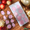 Cortador e Forminha de Massa Natalina | KIT 8 Moldes Família Noel™