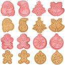 Cortador e Forminha de Massa Natalina | KIT 8 Moldes Família Noel™