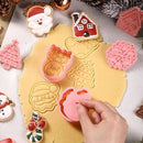 Cortador e Forminha de Massa Natalina | KIT 8 Moldes Família Noel™