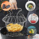 Cesta Multifuncional | Aço Inoxidável™️ + Alça de Silicone BRINDE