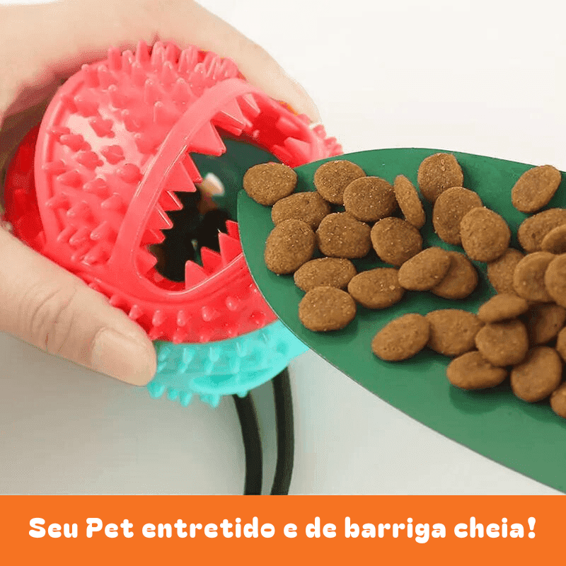 Brinquedo Interativo para Cães: Desafio Alimentar e Diversão Duradoura