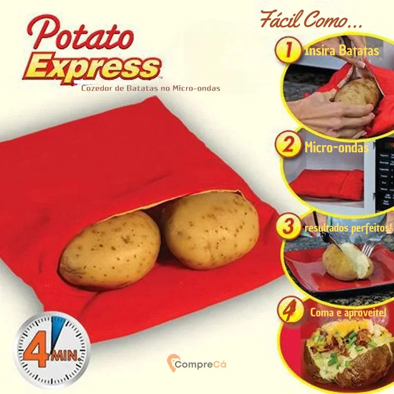 Potato Express|Batatas Perfeitas em 4 MINUTOS!