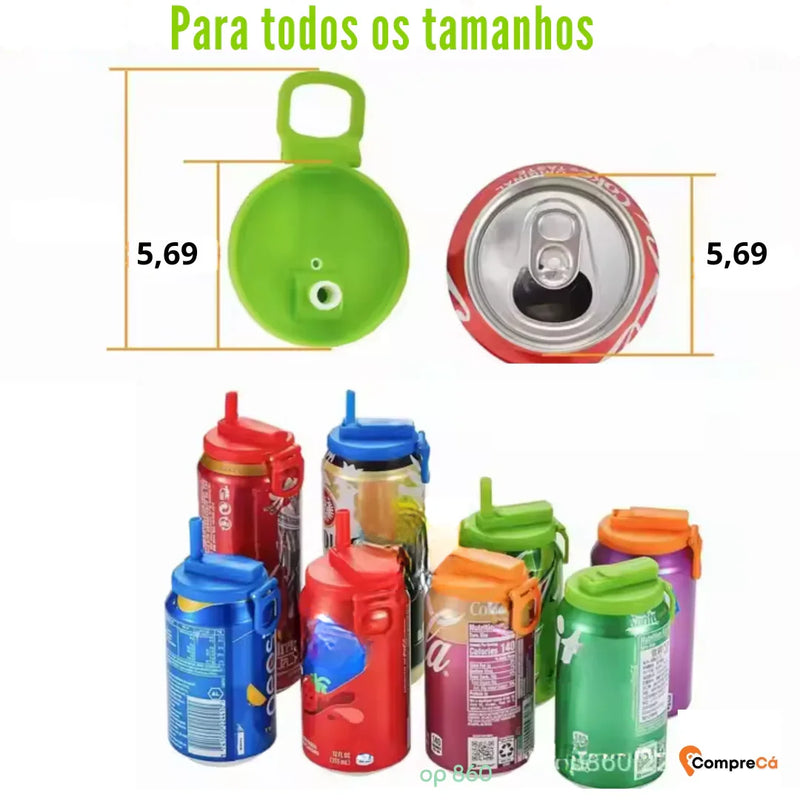 TAMPEX | Tampa de Latinha com Canudo