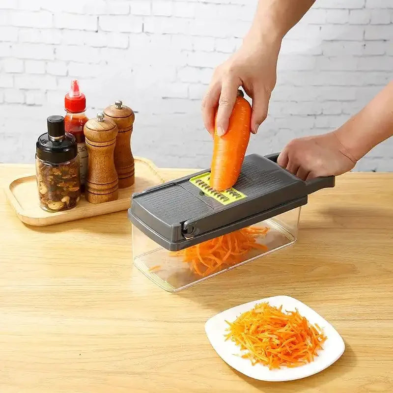 Picador de Vegetais Multifuncional 14 em 1 - Compre cá