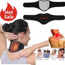 Self-heating Tourmaline Neck Magnetic Therapy Support Belt Black Protect Band Neck Support Massage Health Care - Compre cá