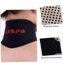 Self-heating Tourmaline Neck Magnetic Therapy Support Belt Black Protect Band Neck Support Massage Health Care - Compre cá