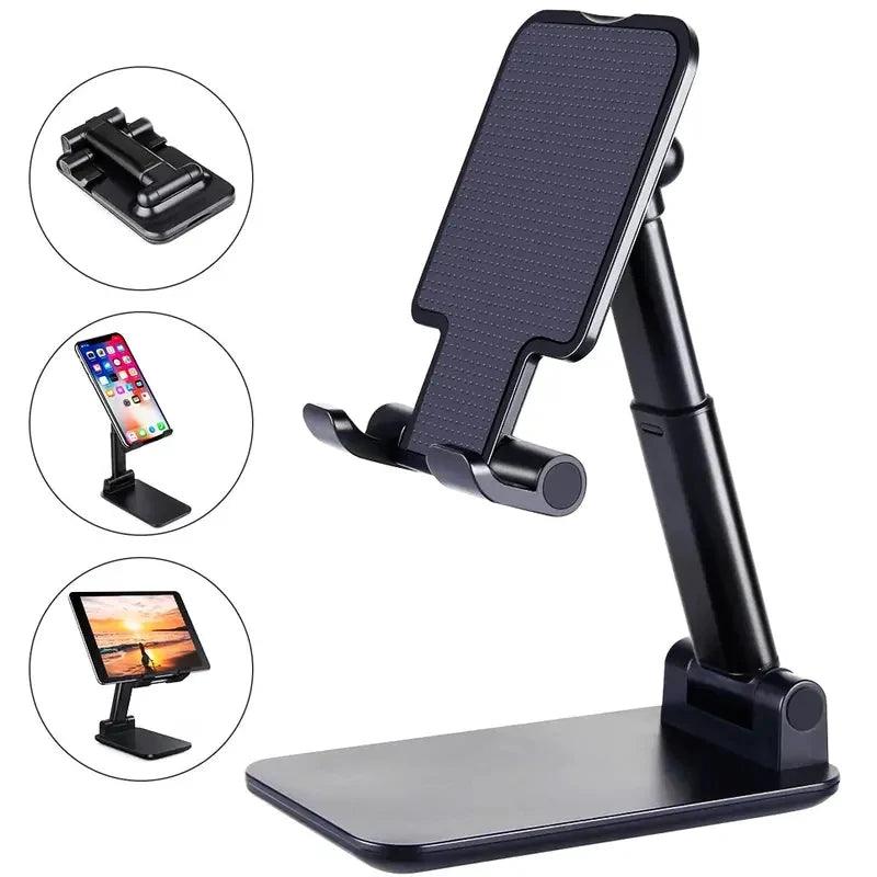 Suporte de Mesa para Celular e Tablet Ajustável Universal - Compre cá