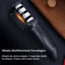 Afiador de Facas  Tecnológico 3 em 1