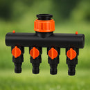 Super Divisor de Jardim 4 em 1 – Transforme 1 torneira em 4