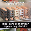 Porta Ovos para Geladeira com Rolamento Automático